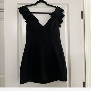 Black Amanda Uprichard cocktail dress
